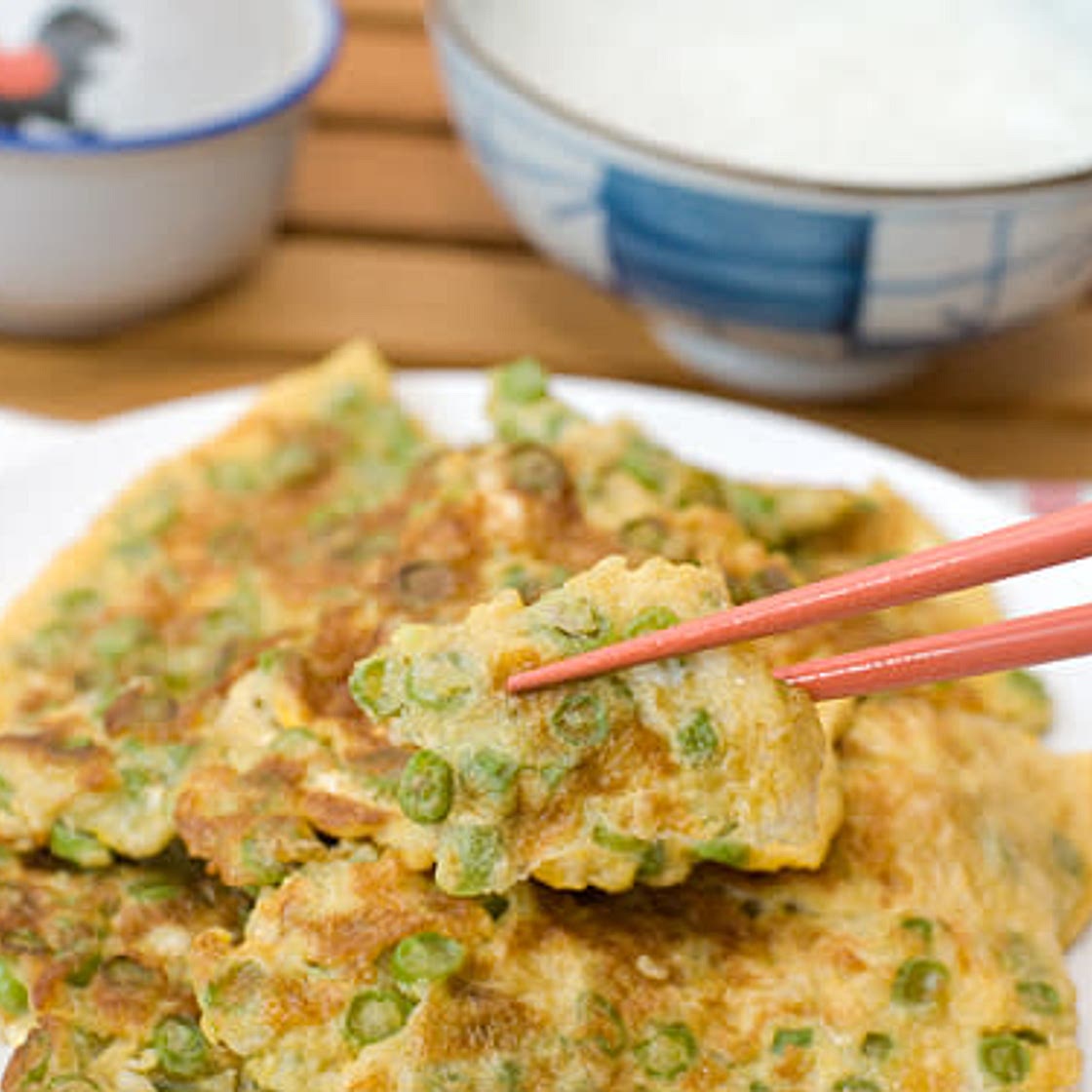 Long Bean Omelette Recipe👍