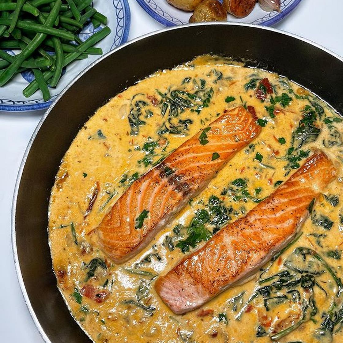 Tuscan salmon