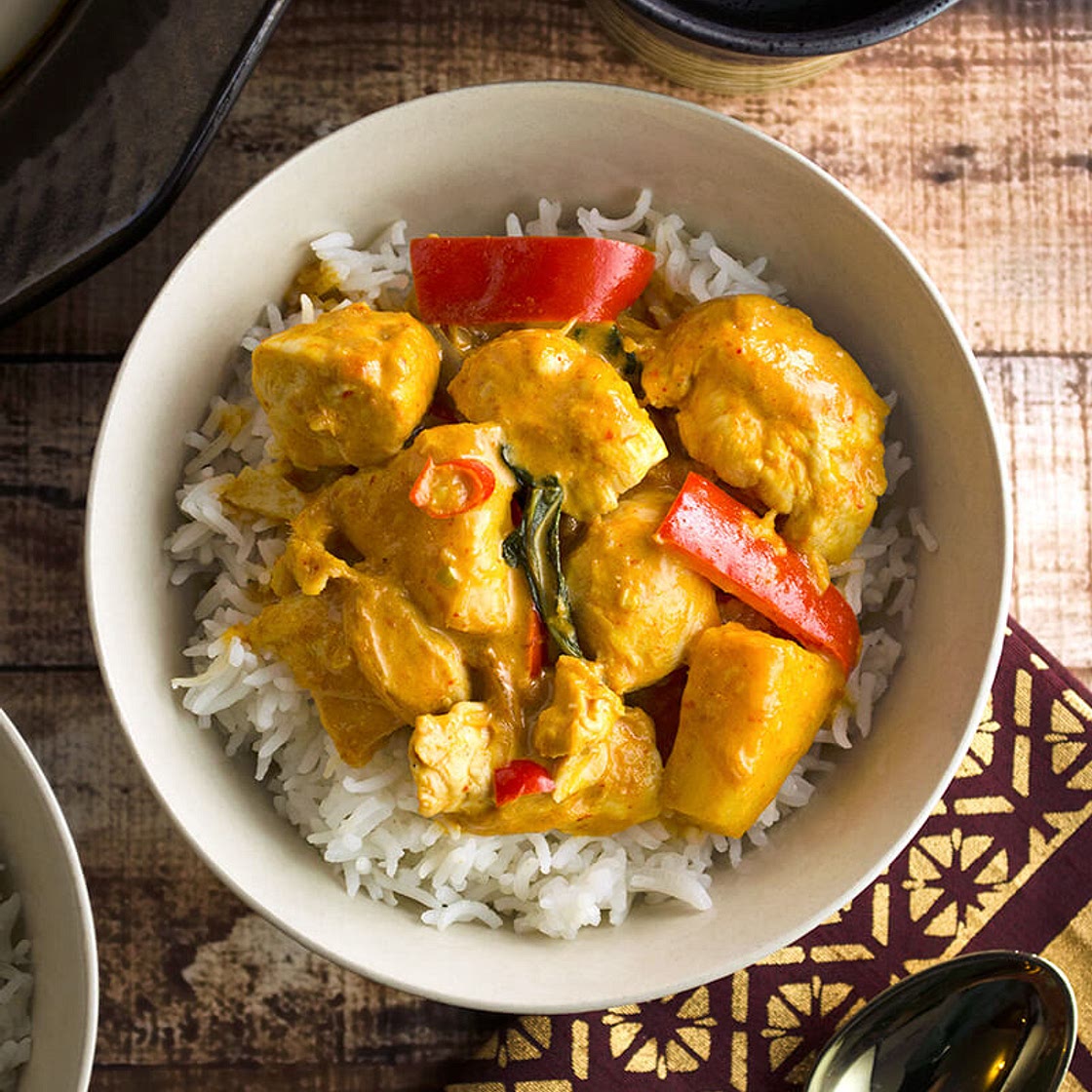 Thai Red Curry with Chicken and Pineapple
