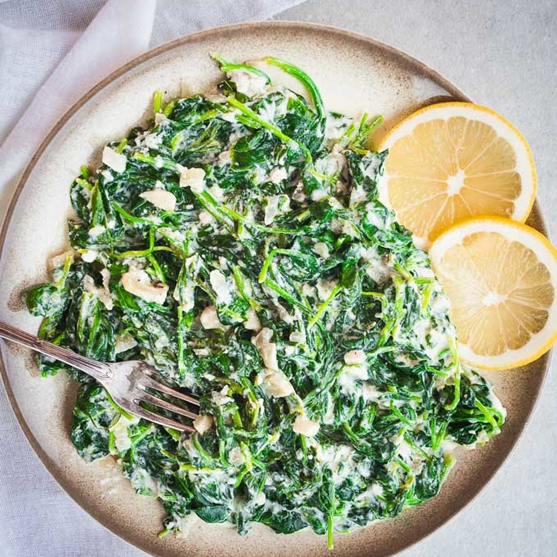 Detox - Greek Yogurt Creamed Spinach (Ready In 5')
