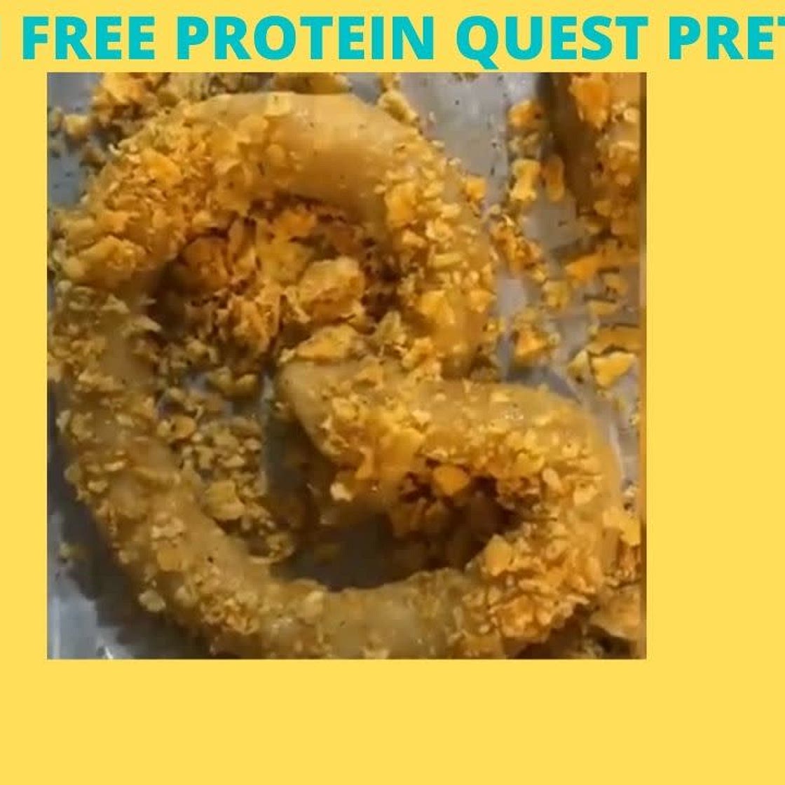 Quest Gluten Free PROTEIN PACKED soft pretzel!