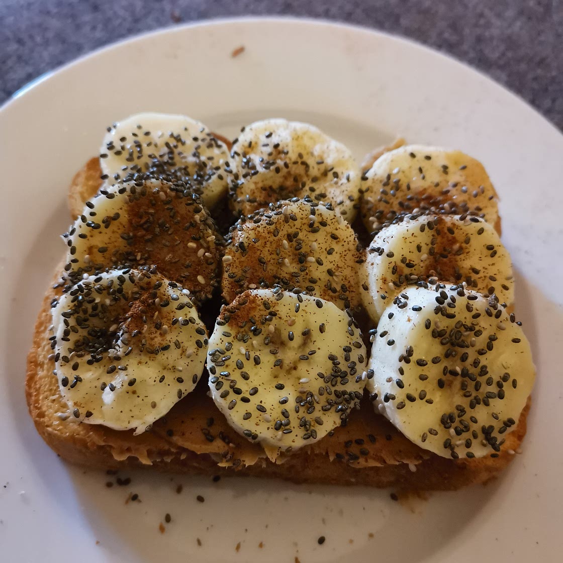 Almond, Chia & Banana Toast