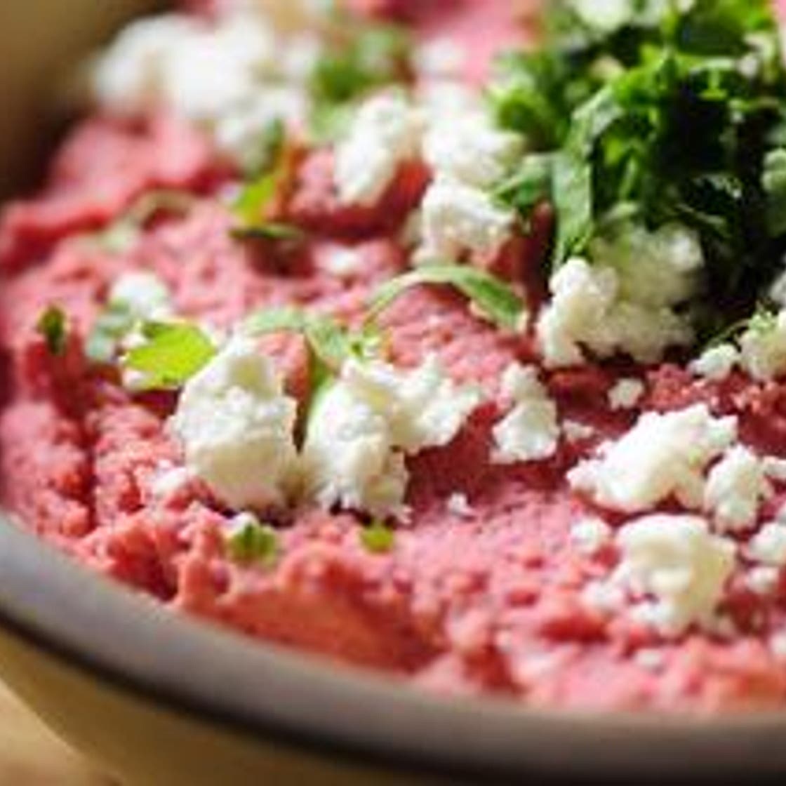 Creamy Beet Hummus (Gluten-Free, Vegan)