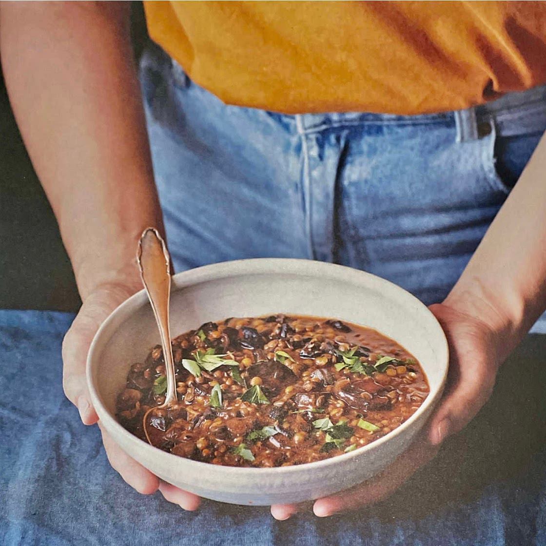 Mushroom and Lentil Stew