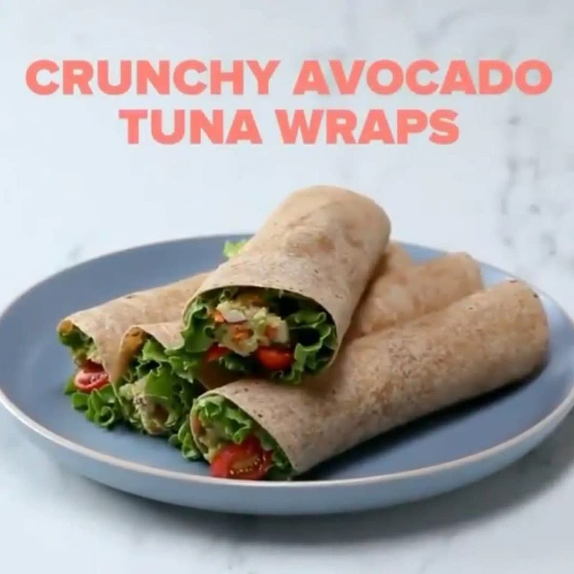 Avocado Tuna Wraps