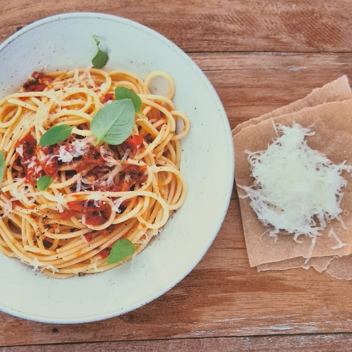 Pâtes à la tomate