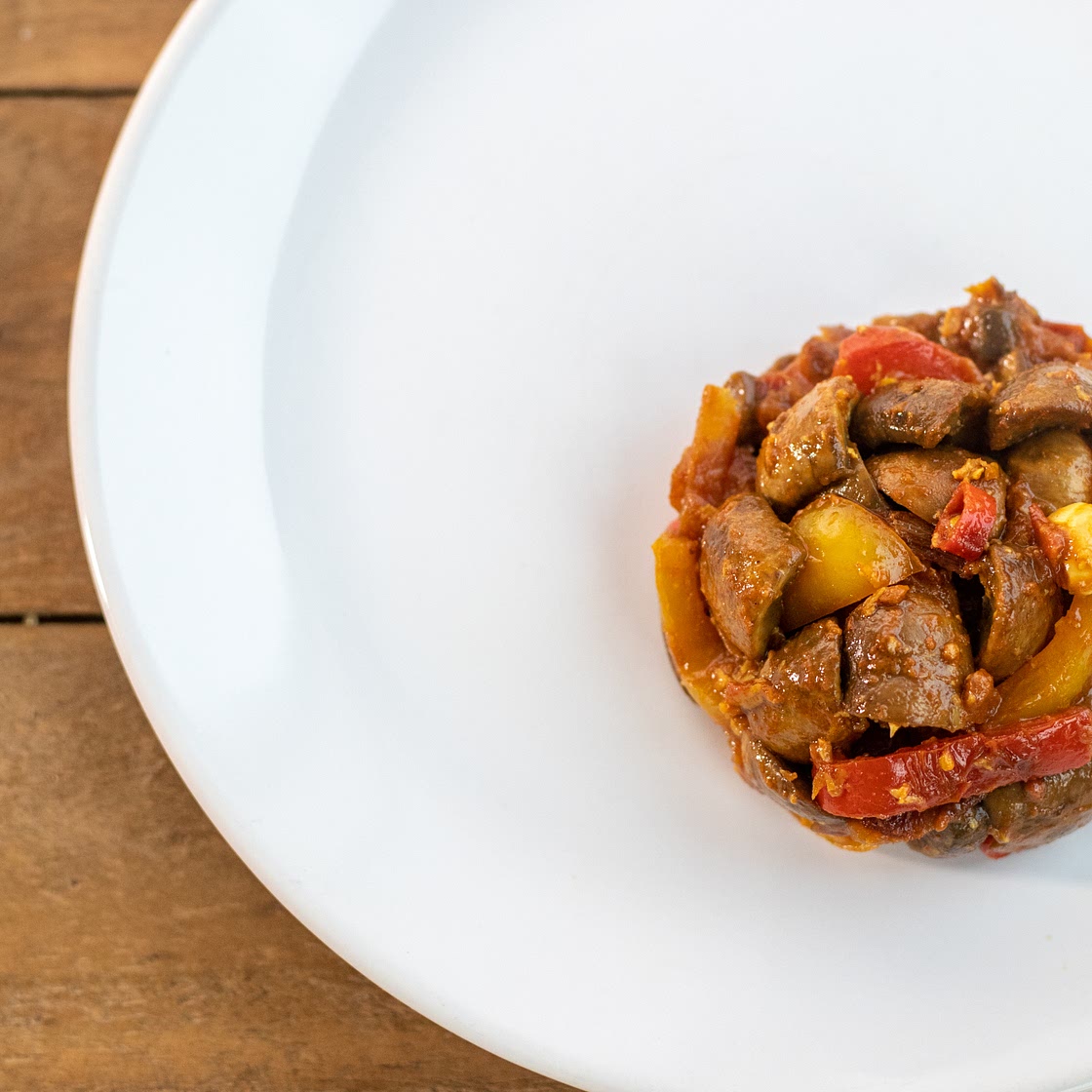 MUSHROOM & PEPPERS CURRY | SPICY RECIPE