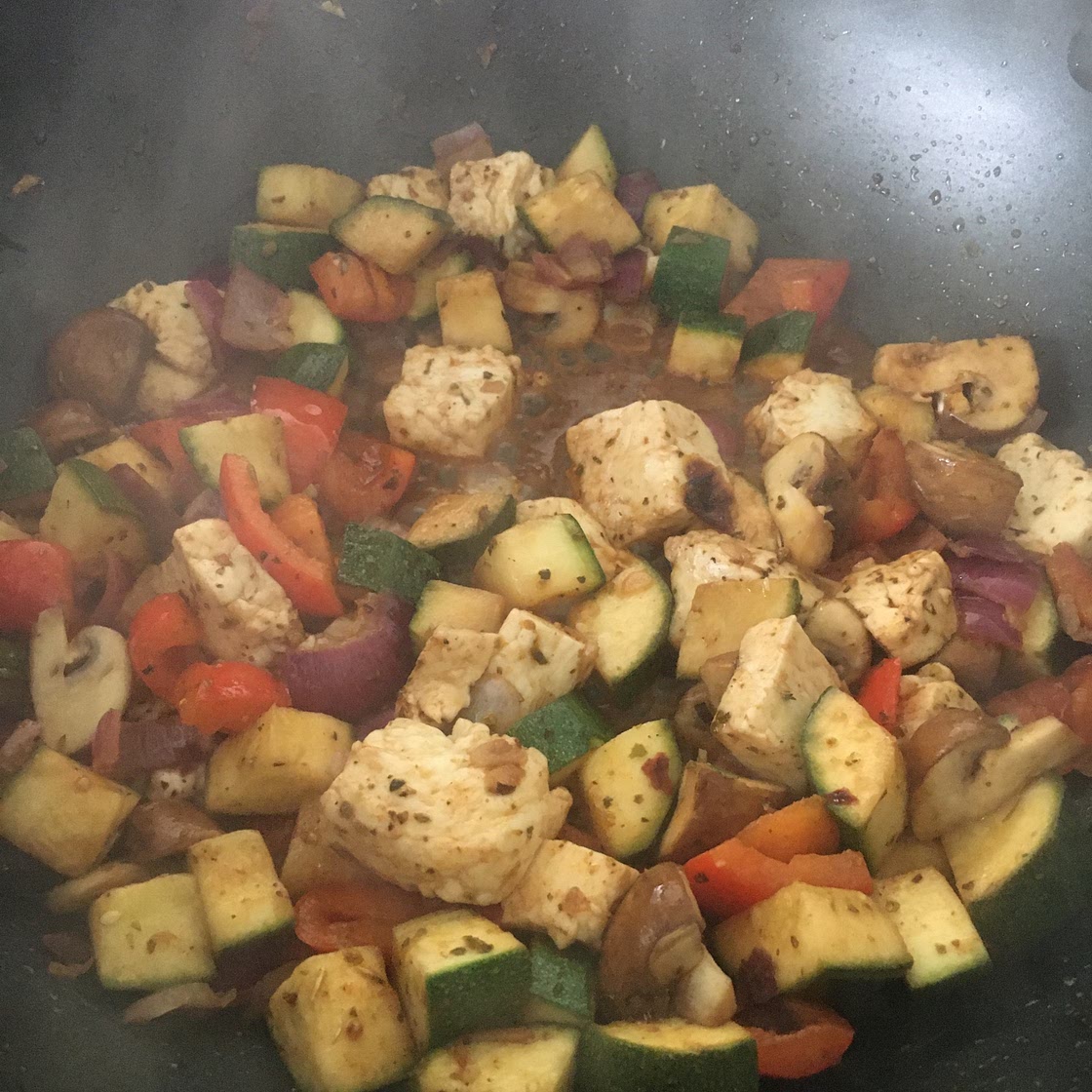Halloumi and Mediterranean Veg