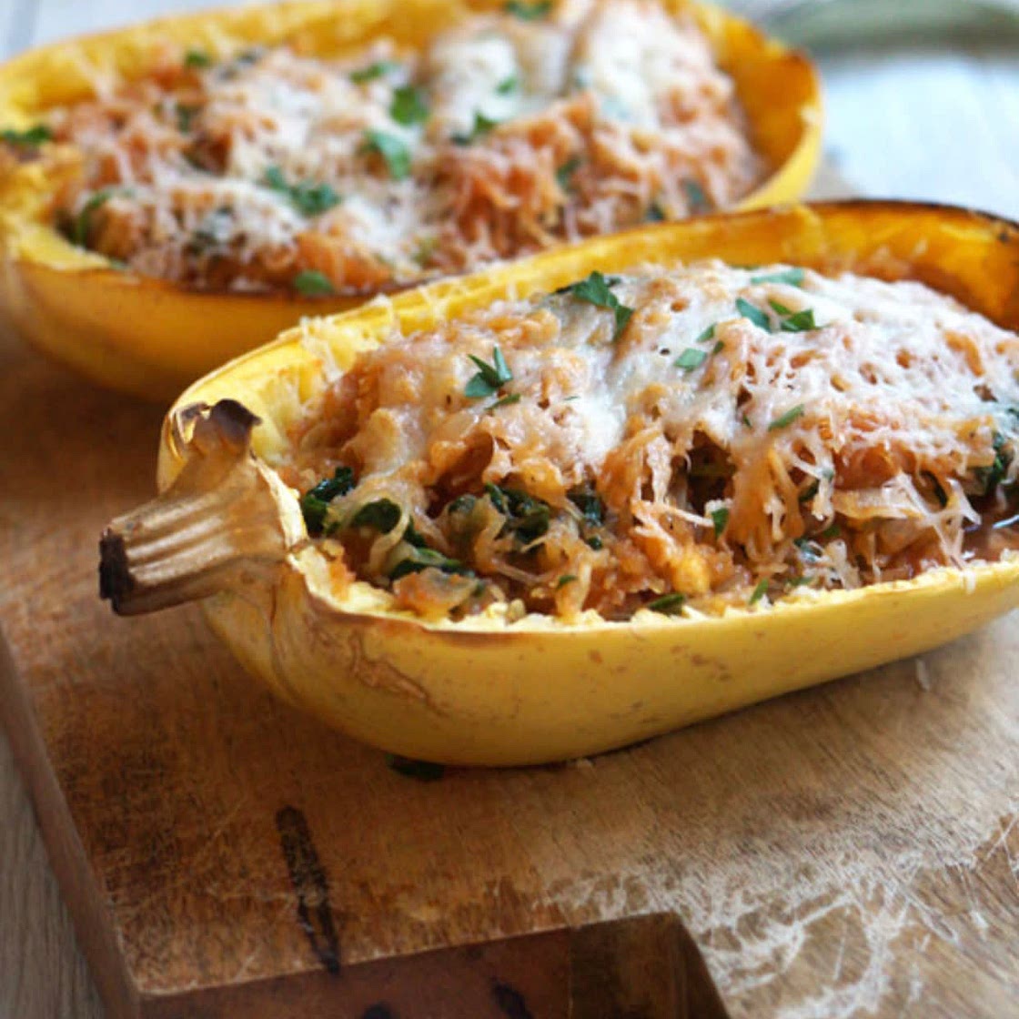 Spaghetti-Kürbis „Enchilada“