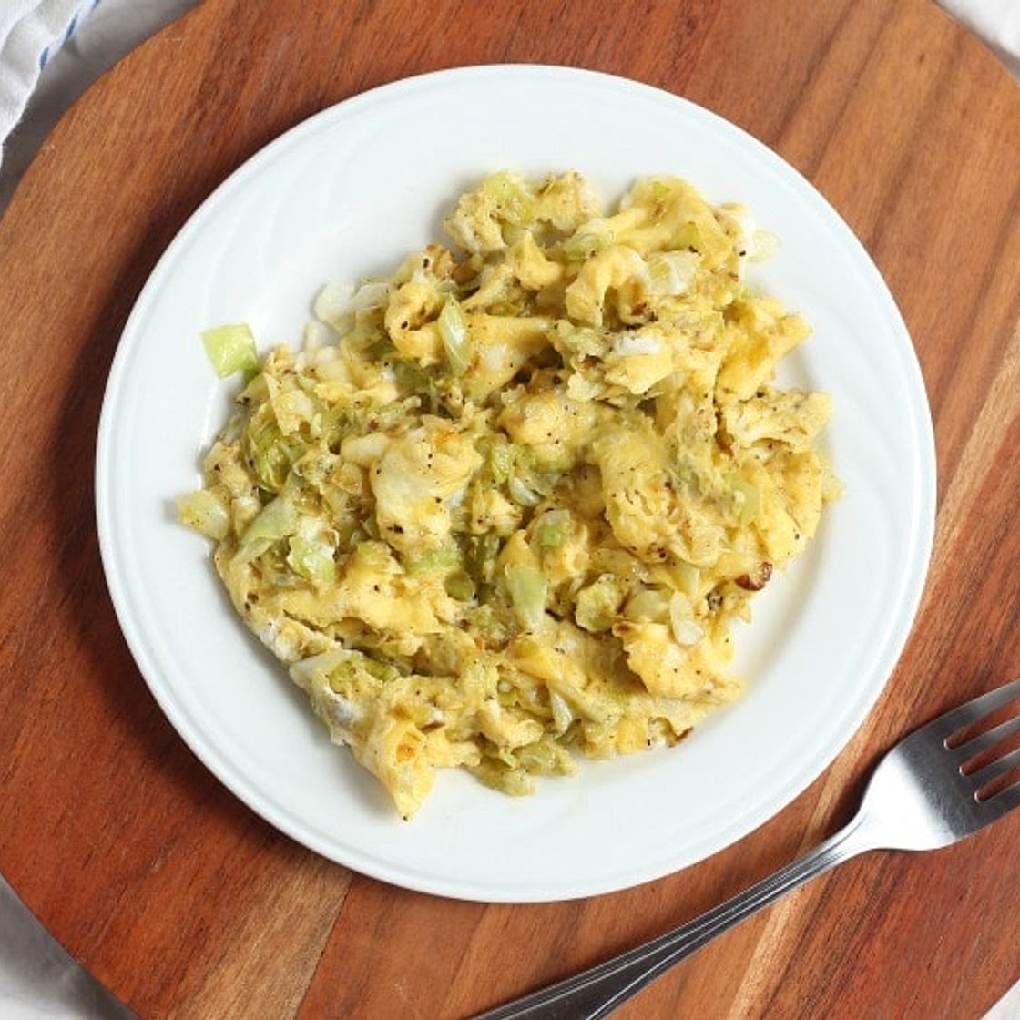 Simply Cabbage and Eggs
