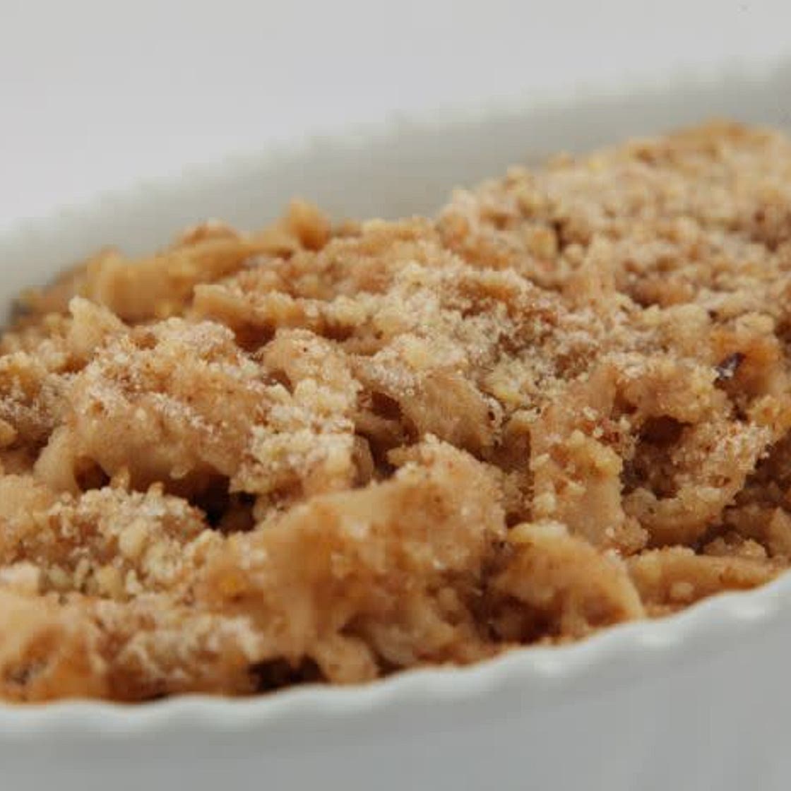 Sweet pasta with breadcrumbs