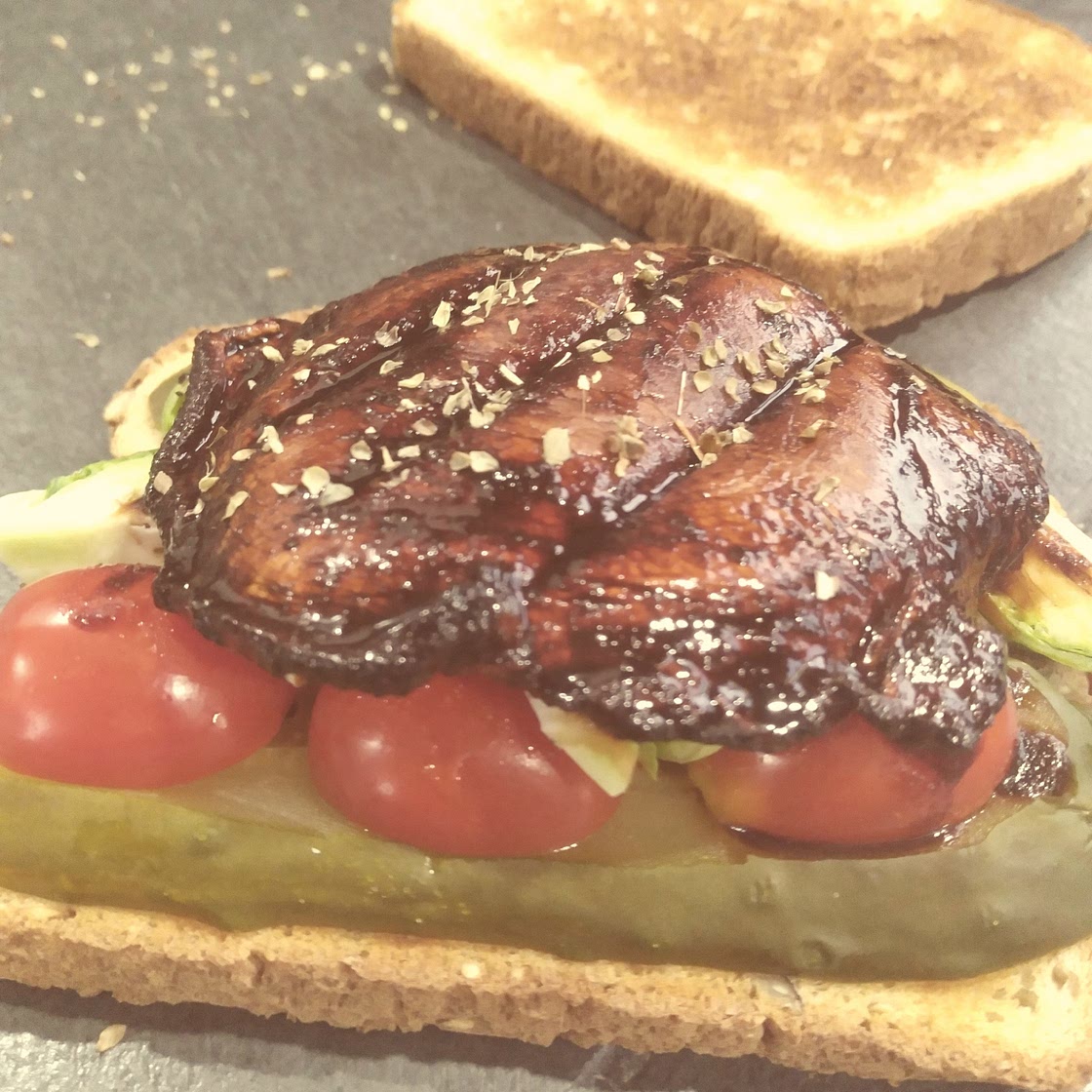 Portobello (In A Pan) Burger