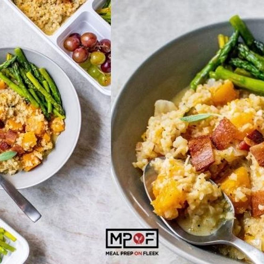 Instant Pot Paleo Butternut Squash Risotto | Meal Prep on Fleek™