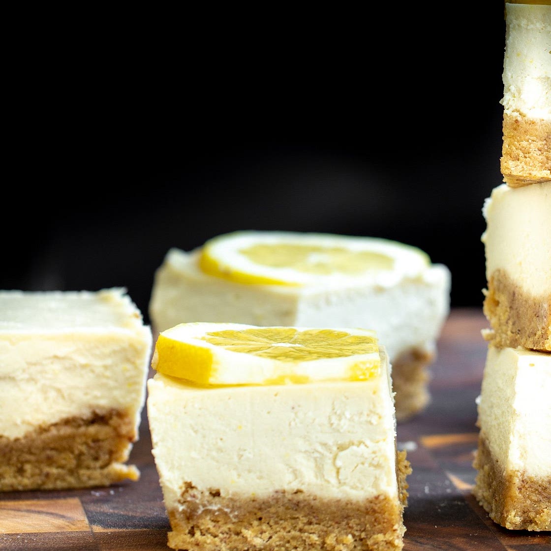 Vegan Lemon Bars (Gluten-free)