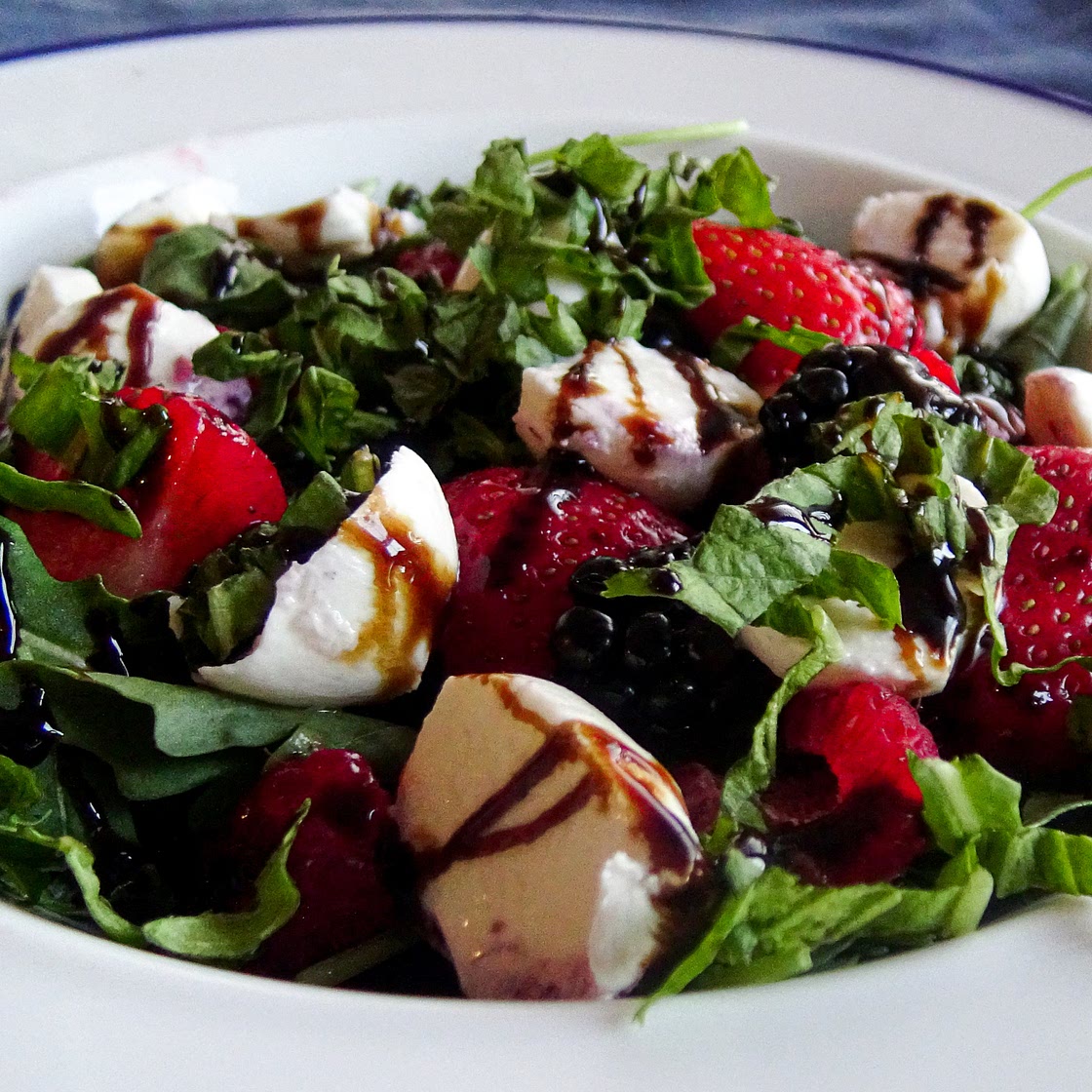 Strawberry and Blackberry Salad