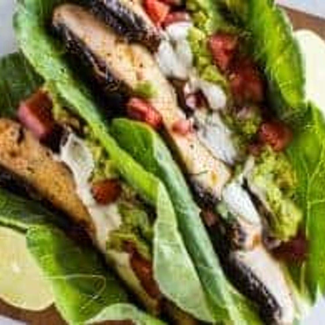 Harissa Portobello Mushroom "Tacos"
