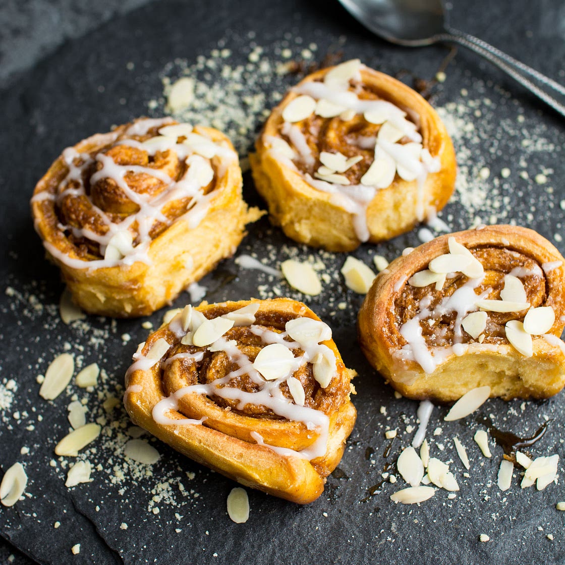 Vegan Sweet Potato Cinnamon Rolls