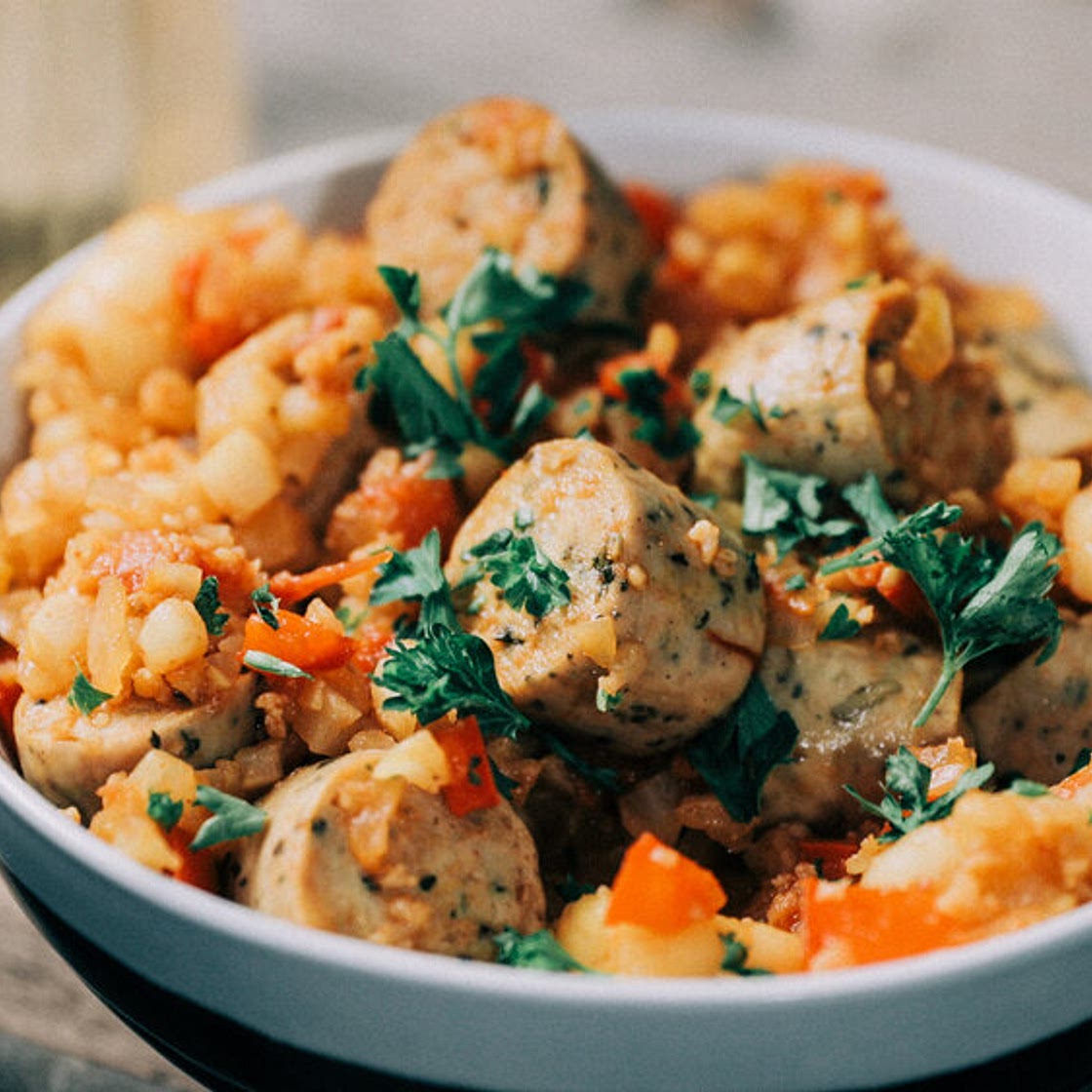 Cauliflower Paella Recipe — Sabatino's Gourmet: Chicken Sausages, Meatballs and Burgers