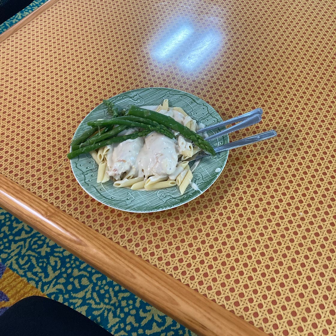 Easy chicken Alfredo 