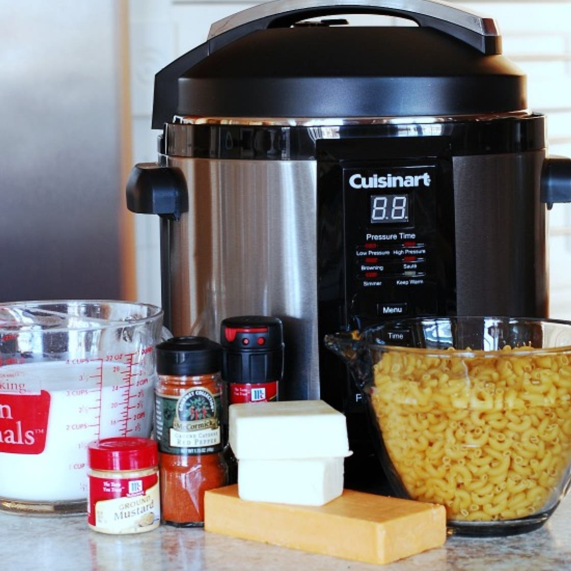 Pressure cooker Mac and cheese