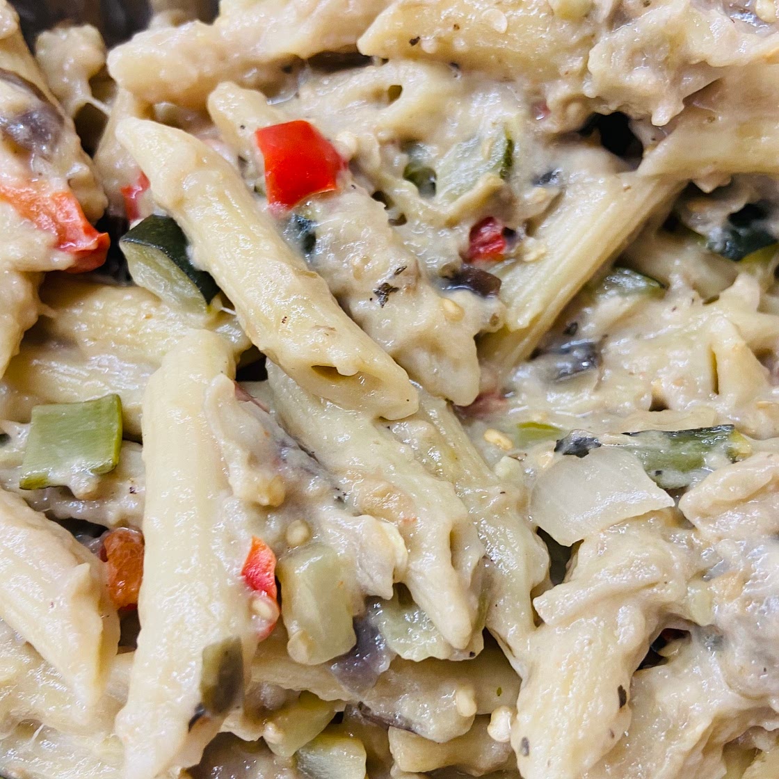 Eggplant Penne Pasta