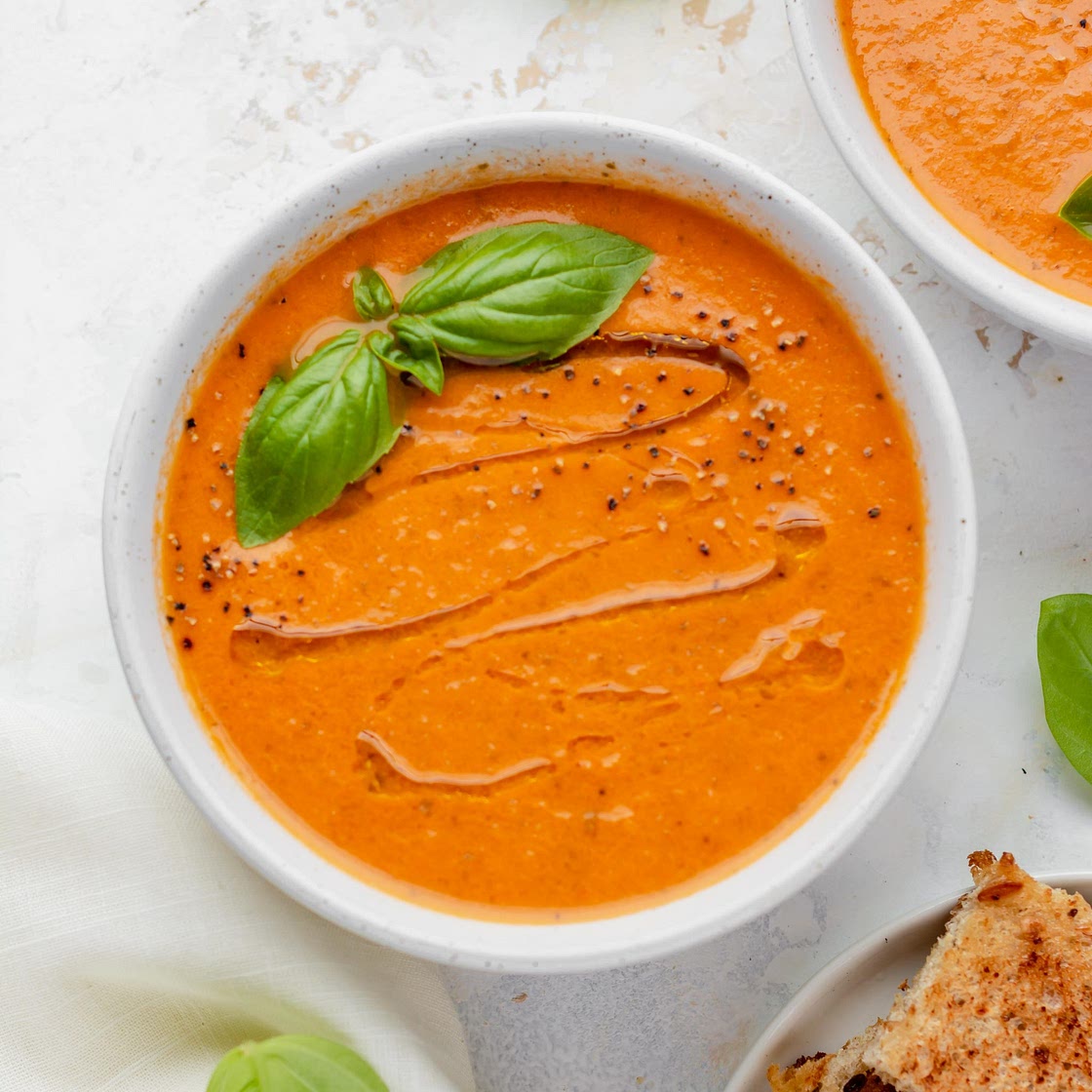 Roasted Tomato Soup | Vegan | Gluten-Free | Easy-to-Make