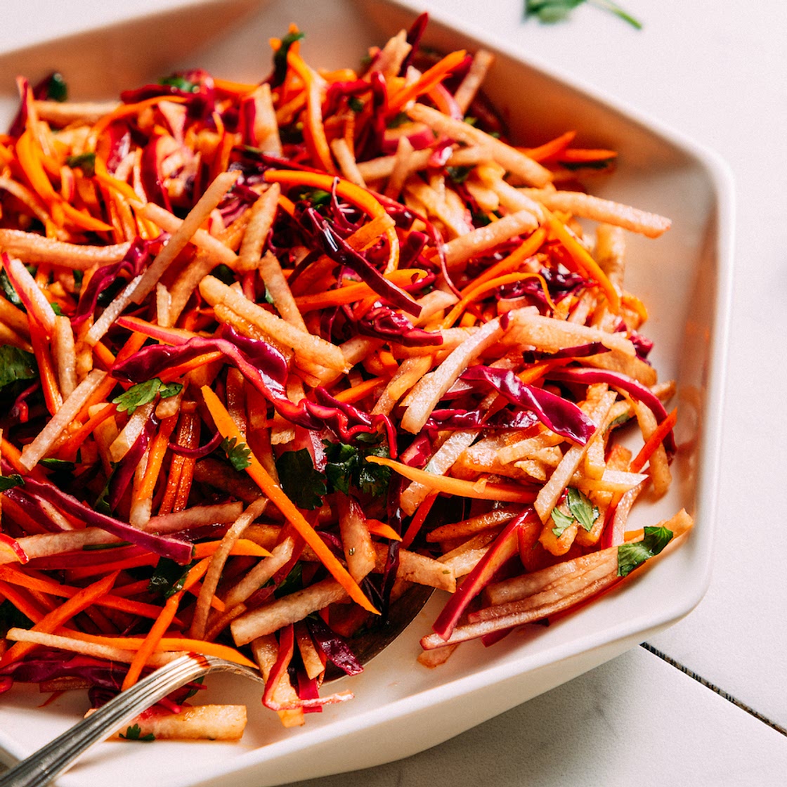 Crunchy Jicama Slaw (1 Bowl!)