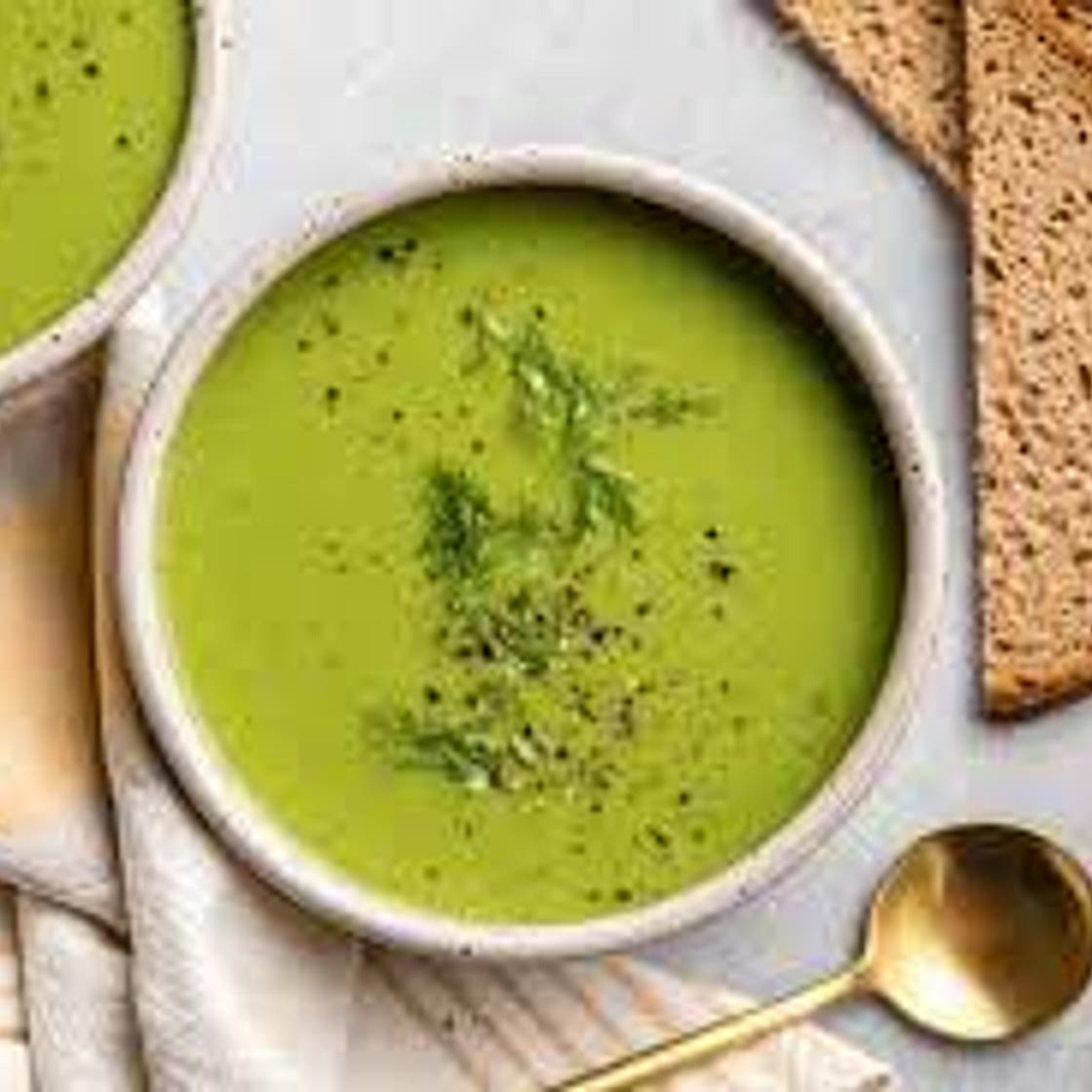 Cream of Green Pea Soup