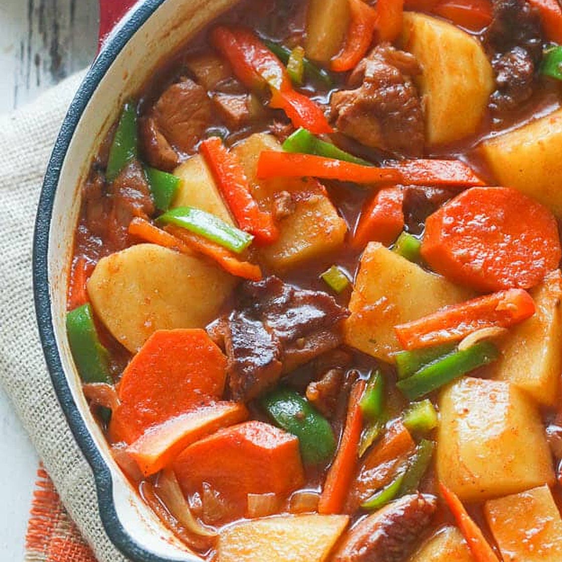 Hot Potatoes (African Stewed Potatoes)
