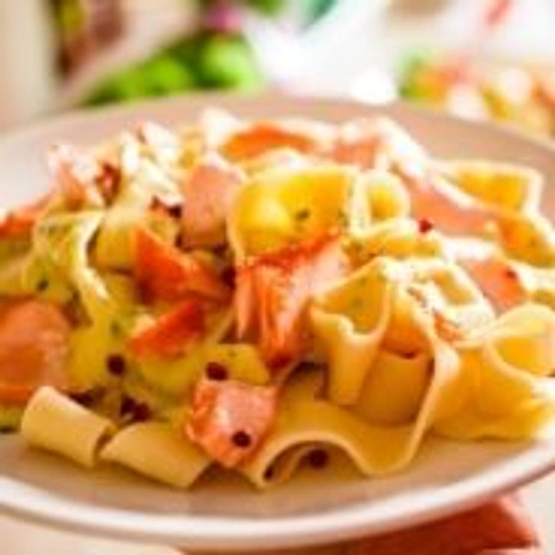 Salmon Pasta Without Cream Recipe