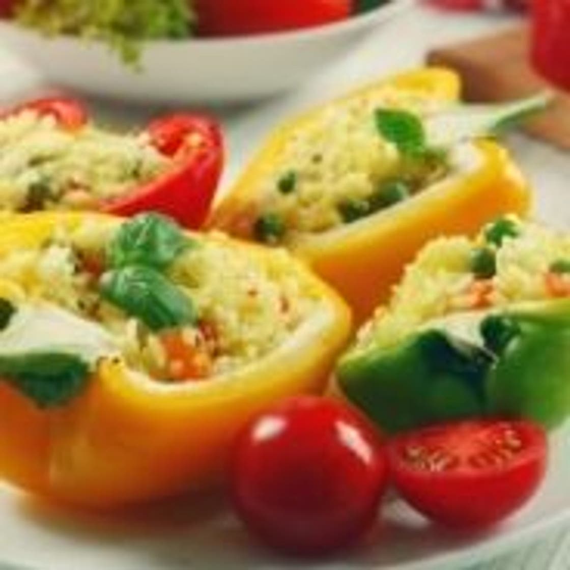 Stuffed Capsicum Rice Recipe