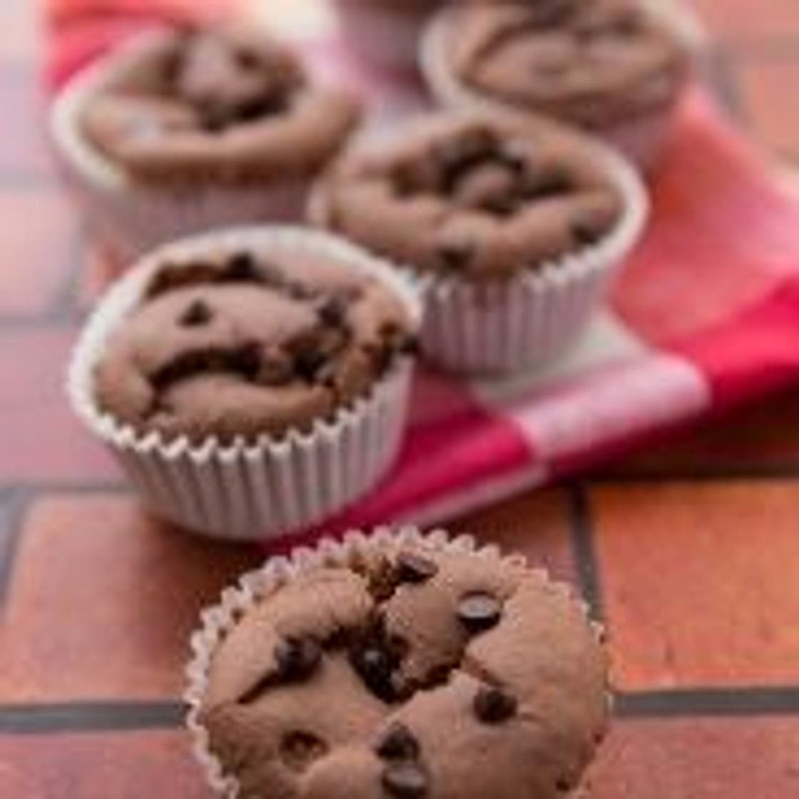Eggless Chocolate Muffins