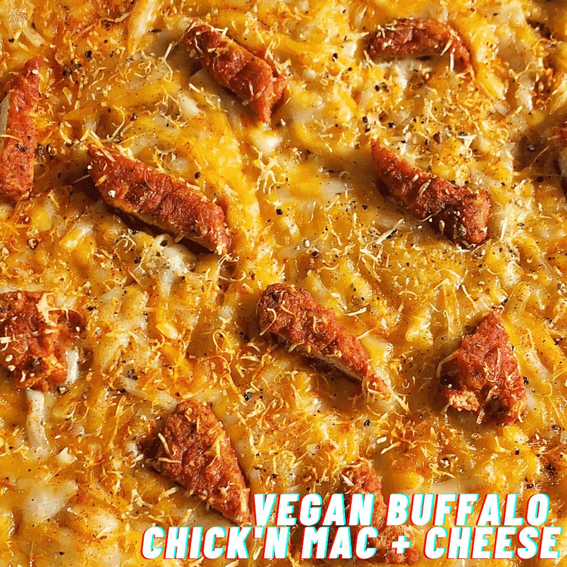Vegan Buffalo Mac and Cheese