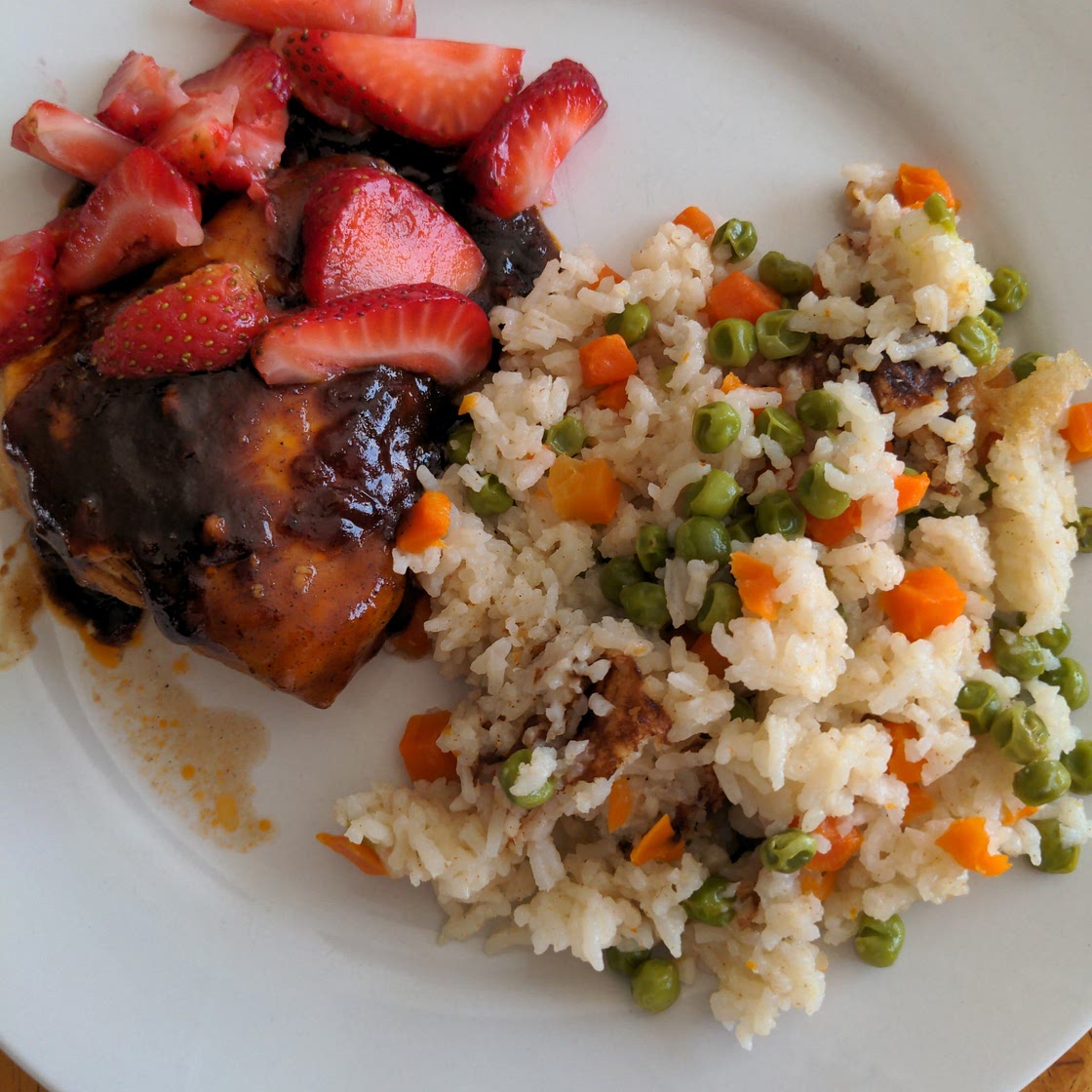 Barbecued Strawberry Chicken