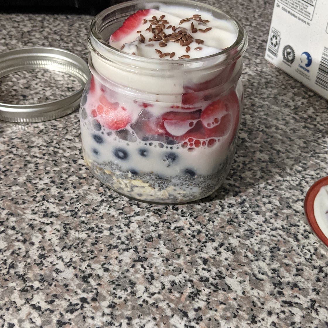 Strawberry Blueberry Oatmeal