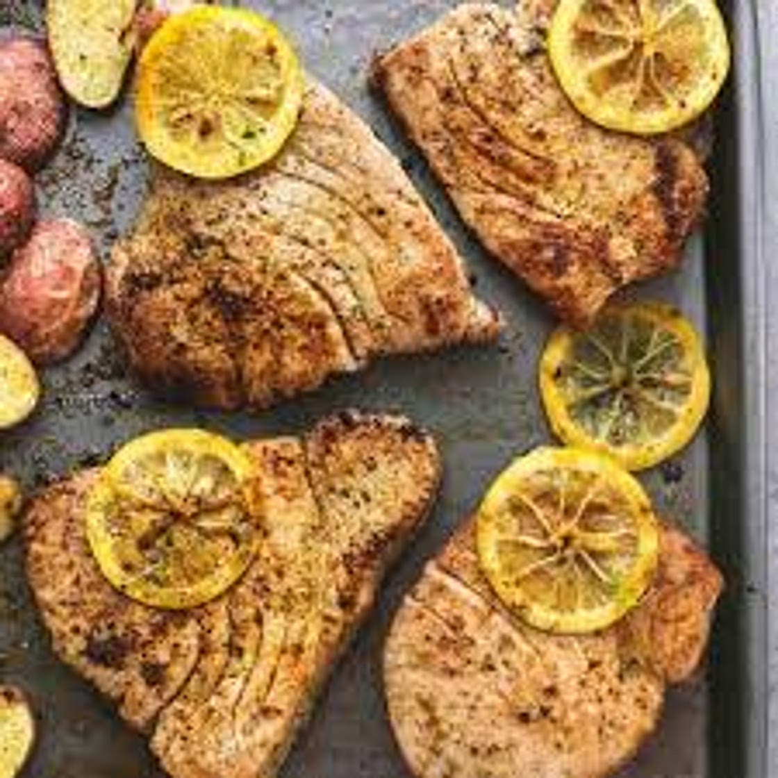 Baked tuna