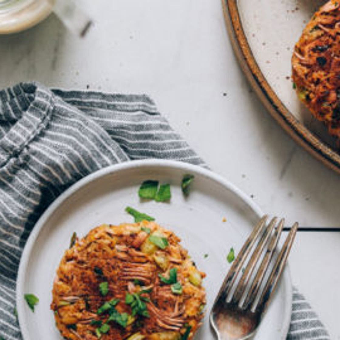 Easy Vegan "Crab" Cakes (GF)