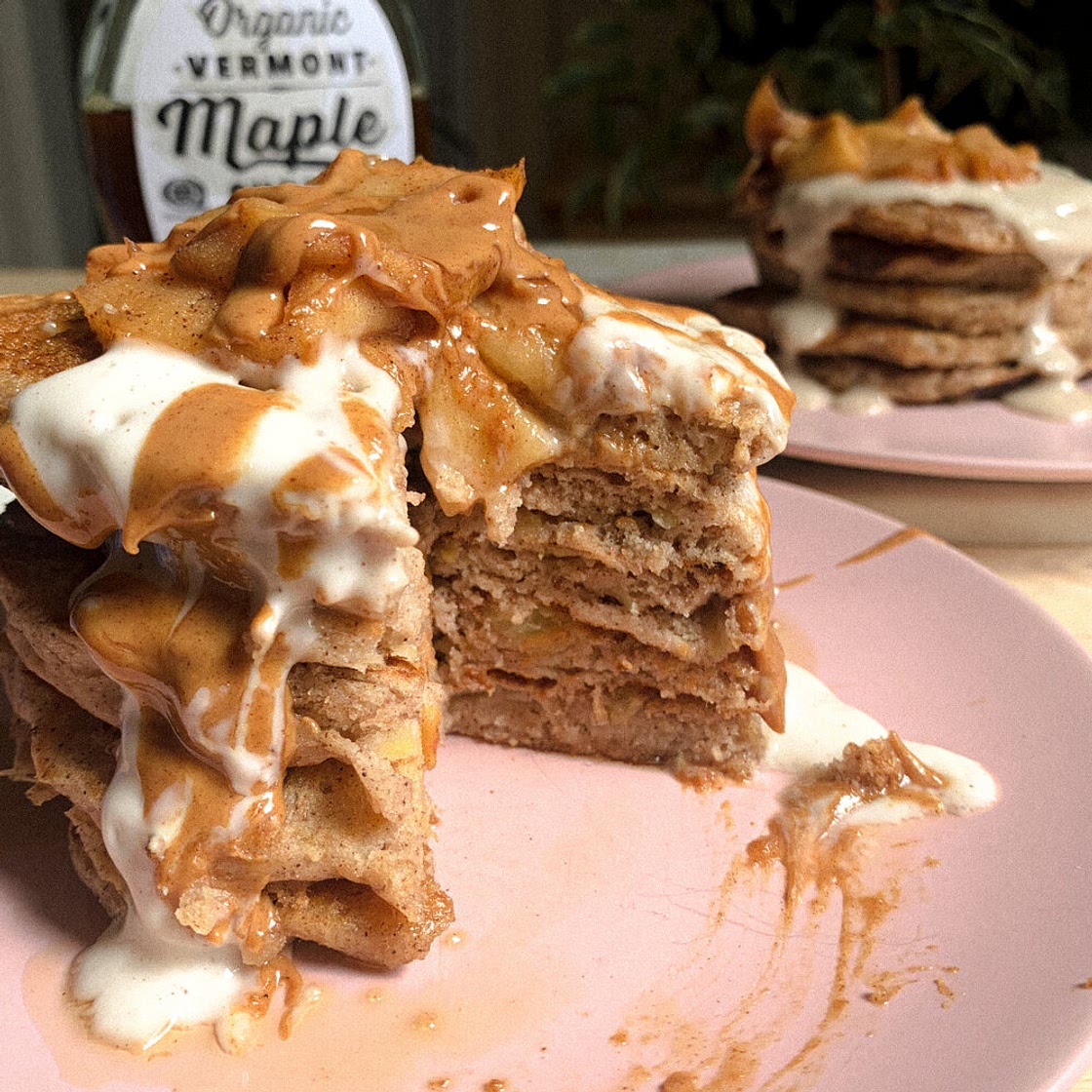 Apple Fritter Pancakes