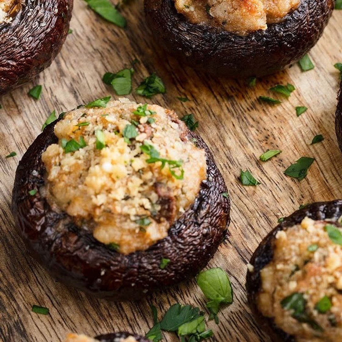 stuffed mushrooms
