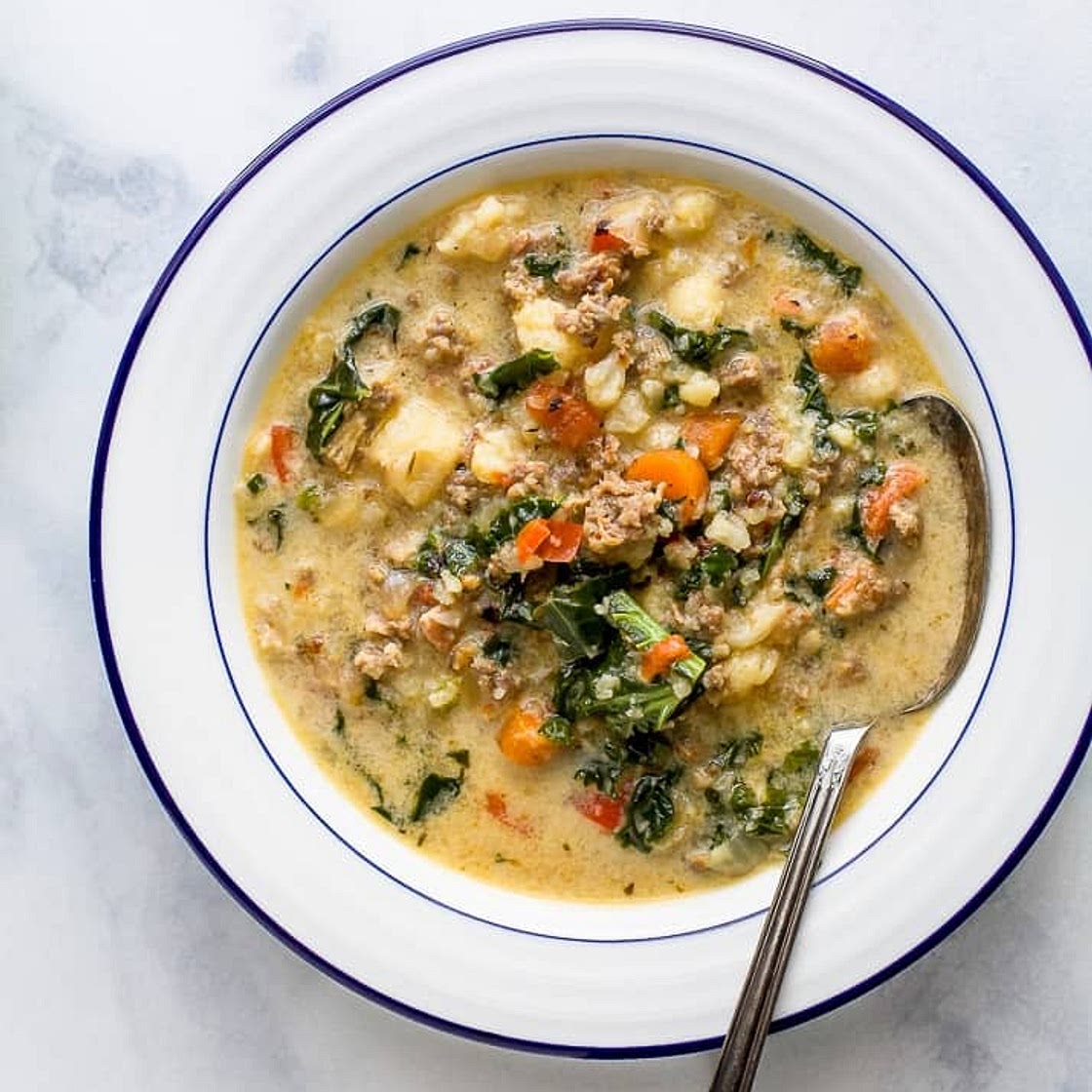 Low Carb Instant Pot Zuppa Toscana Soup