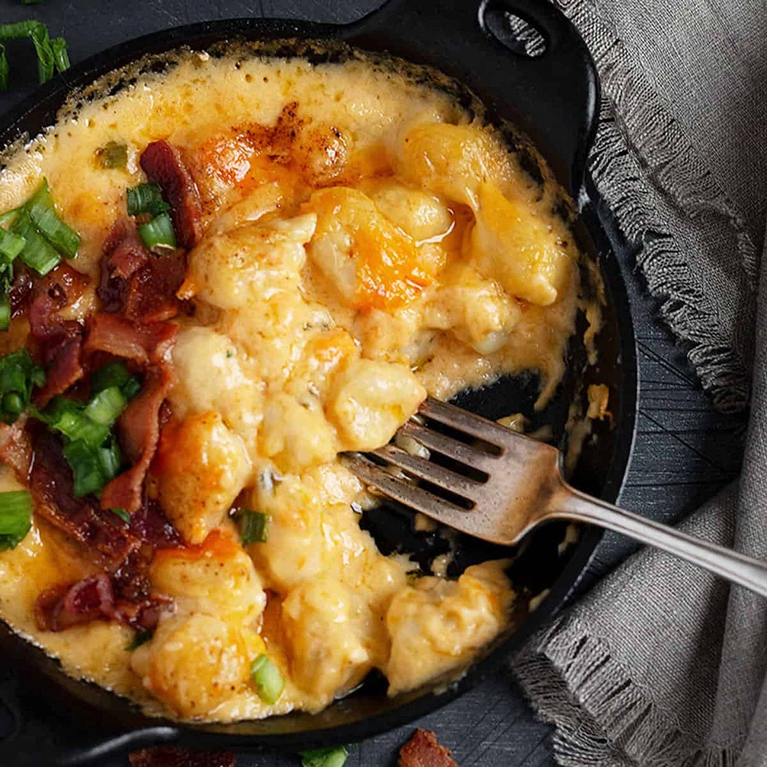Loaded Gnocchi and Cheese