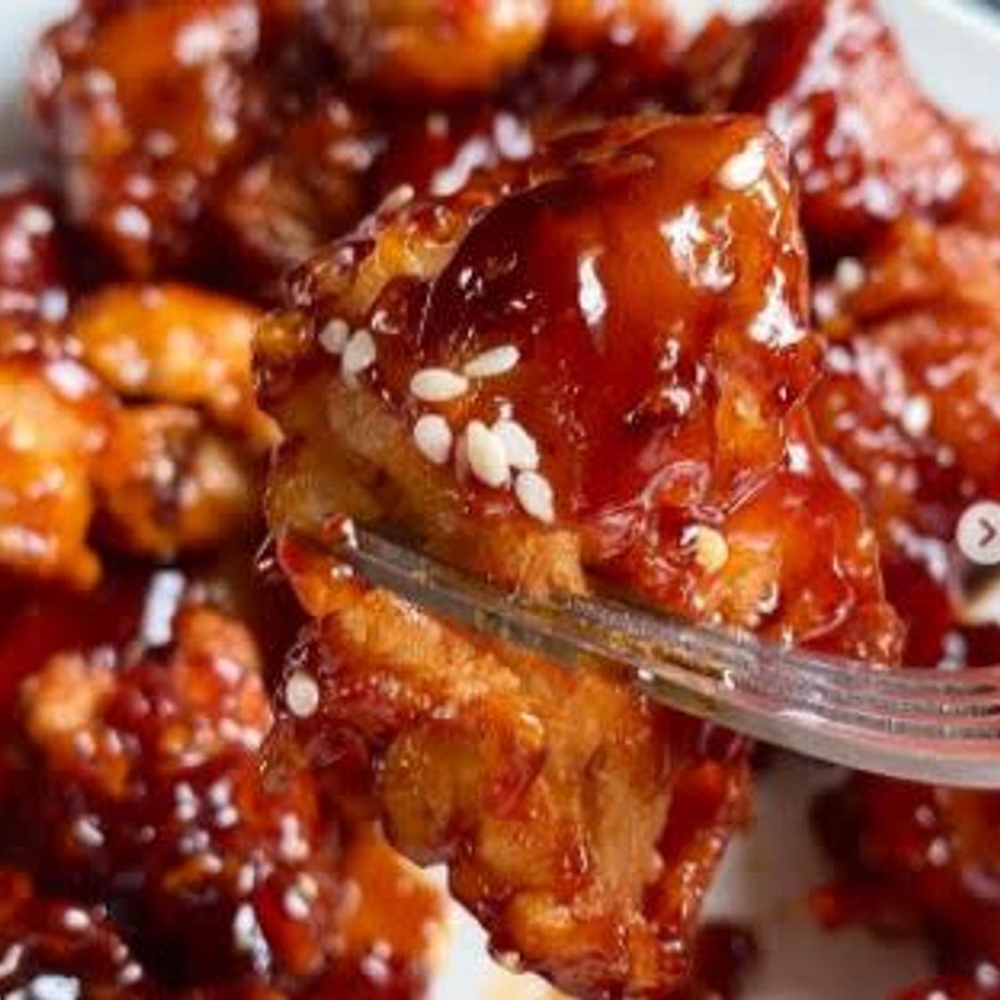 Honey glazed chicken bites
