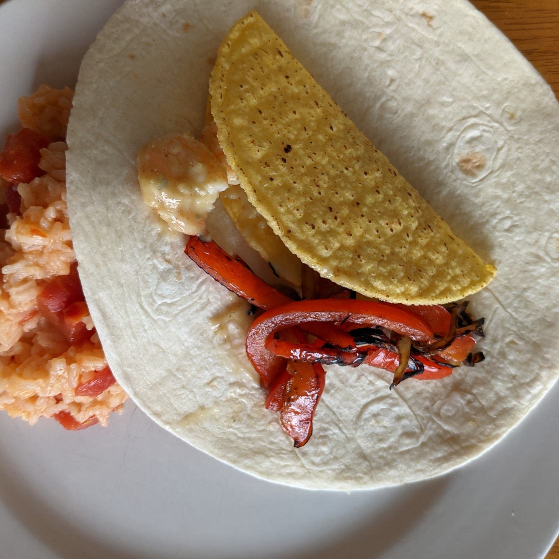 Lemongrass Basil Shrimp Tacos