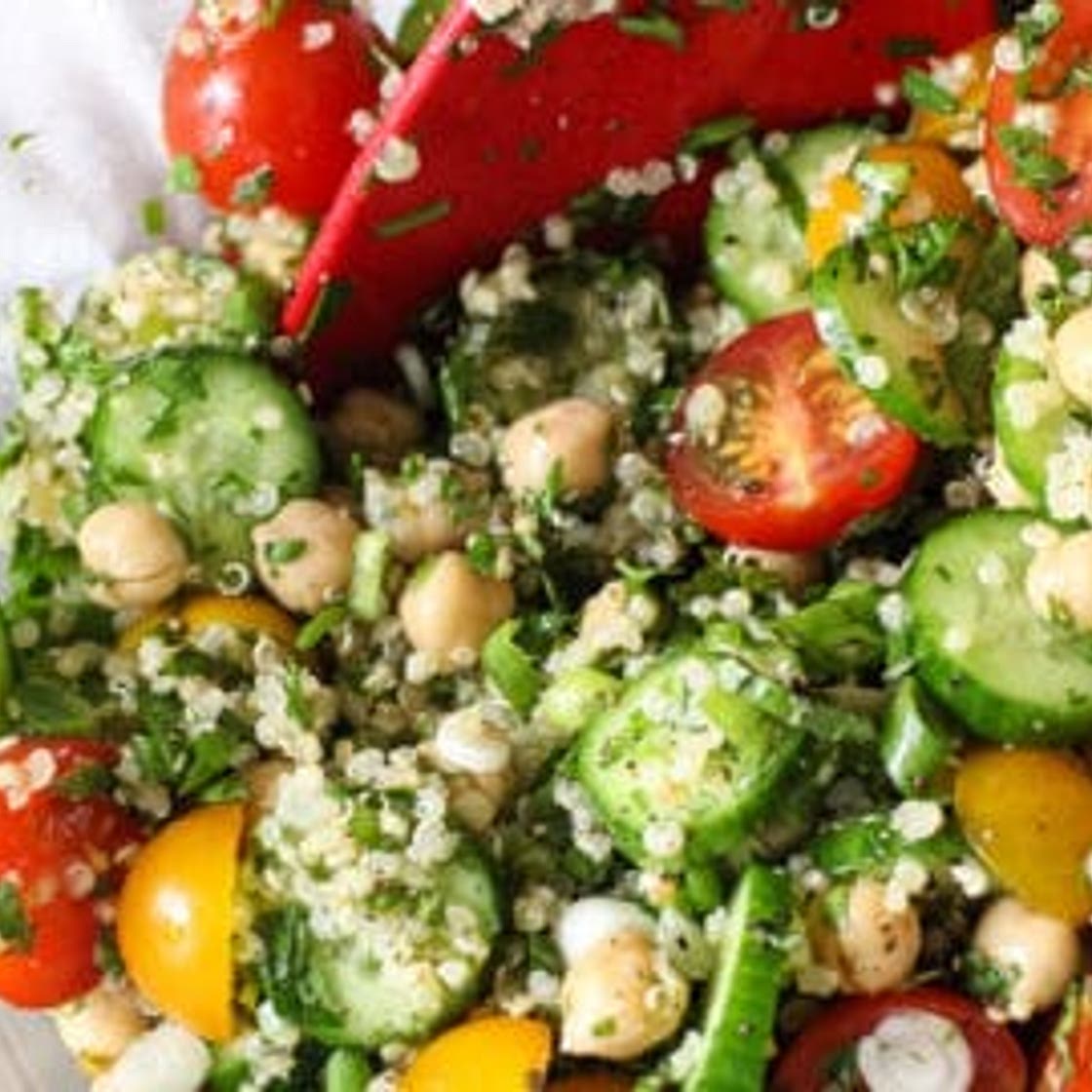Quinoa Tabbouleh with Chickpeas Recipe