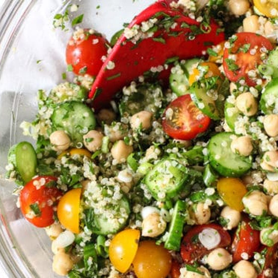 Quinoa Tabbouleh with Chickpeas Recipe