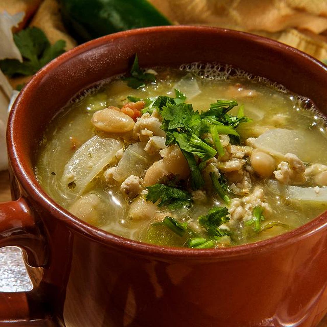 Pork Chili Verde Recipe: Easy Slow-cooker Pork Chili Recipe With White Beans