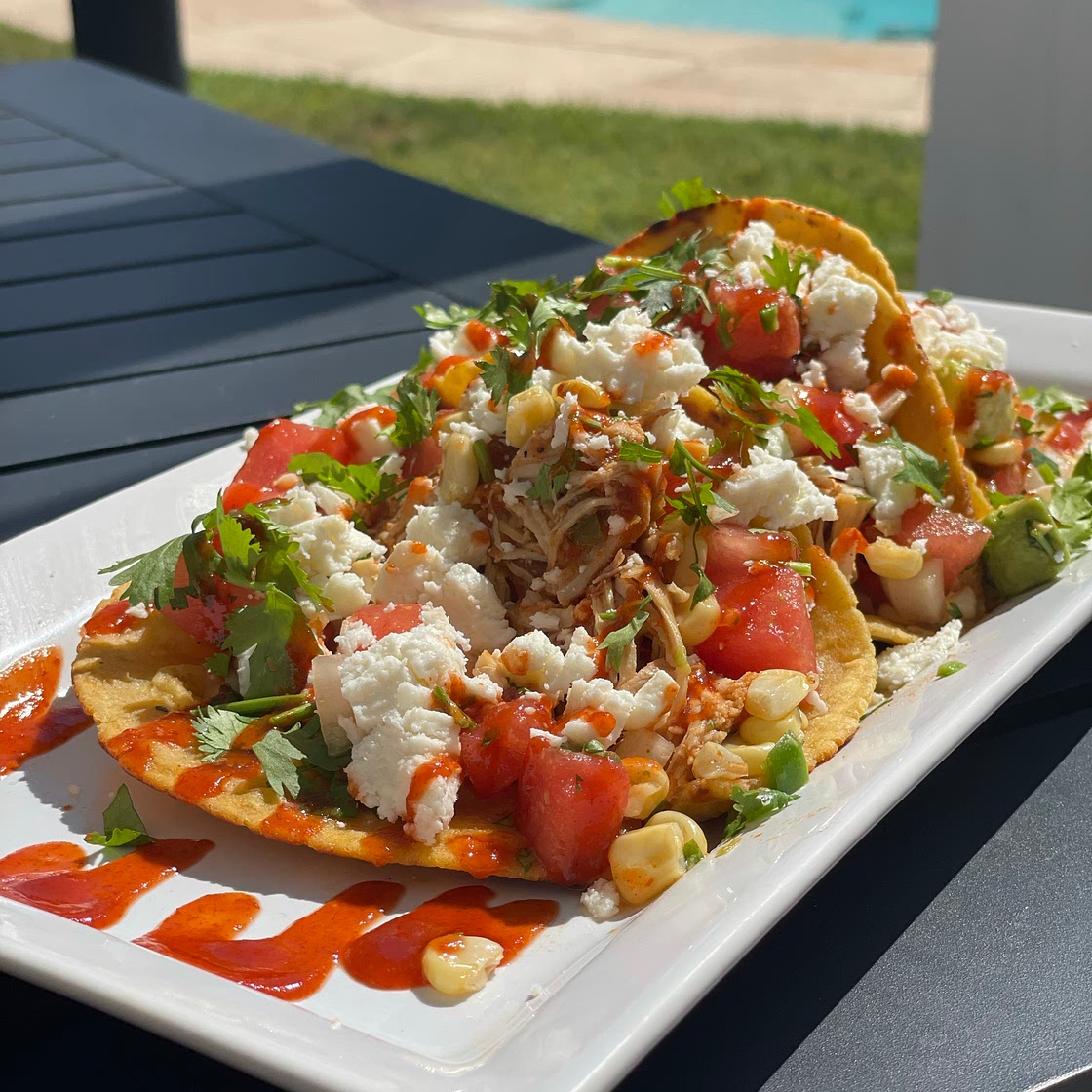 Watermelon Chicken Tacos