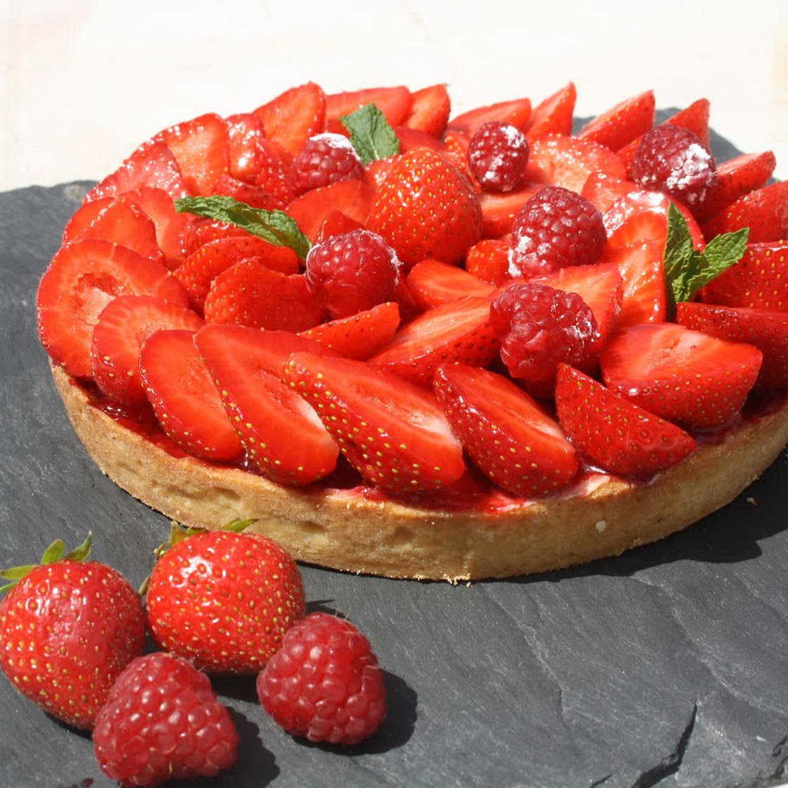 Tarte aux fraises