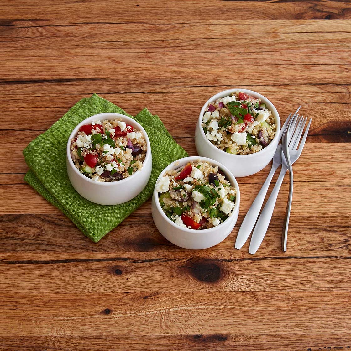 Mediterranean Quinoa Salad - recipe from MyNetDiary