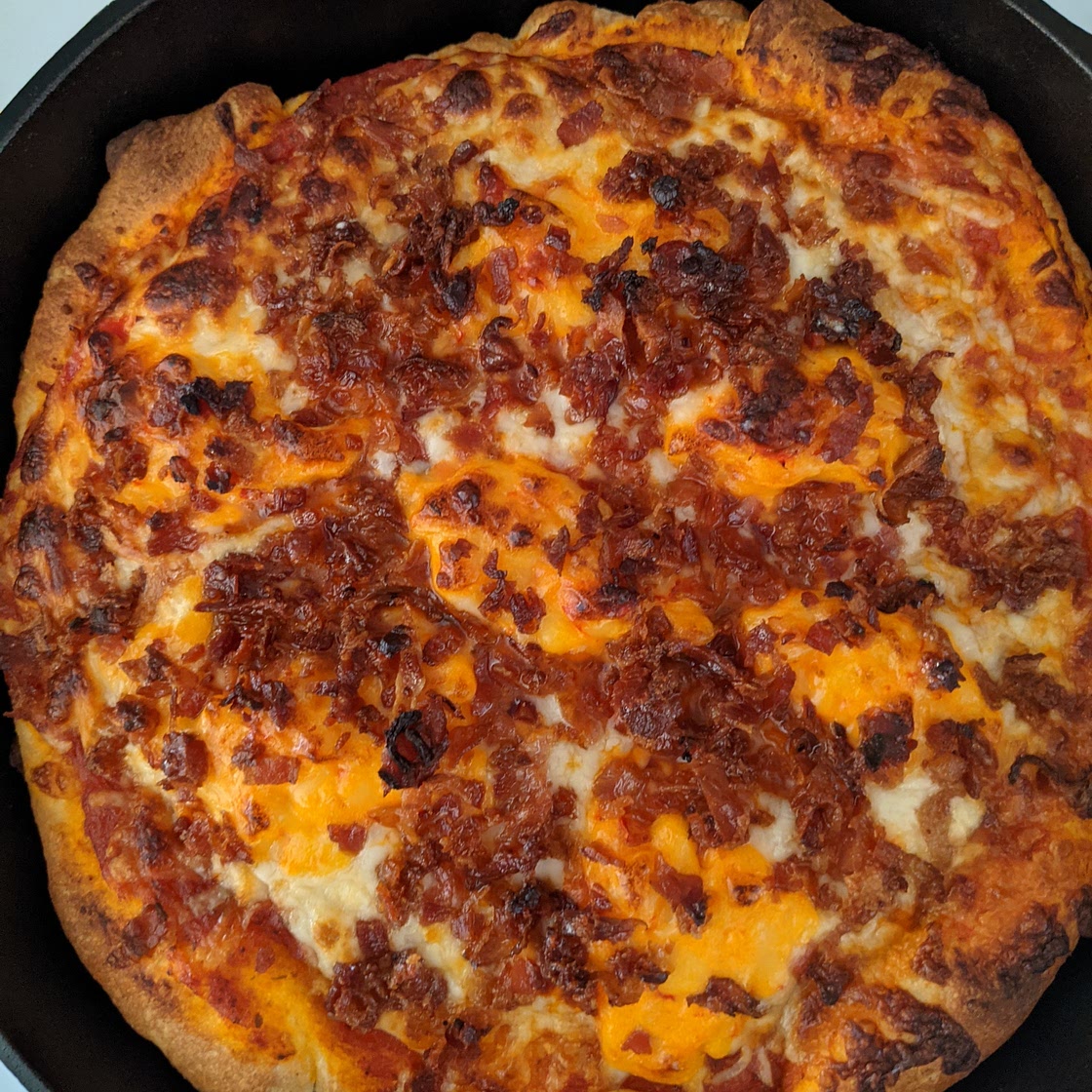 Bacon & Pimento Cheese Pizza